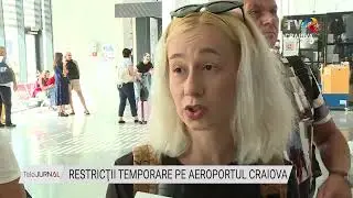 RESTRICŢII TEMPORARE PE AEROPORTUL CRAIOVA