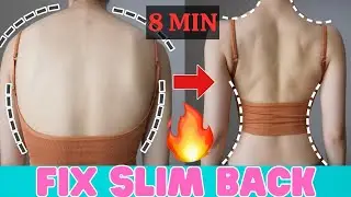 8minutes Fix Slim Beautiful Back And Posture At Home | Rolisa Fit #workout #hiitcardio