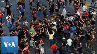 Protesters Clash With Police in Najaf, Iraq