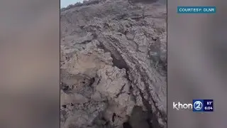 Big Island officials urge caution on cracking lava lands
