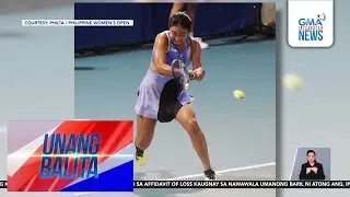 PH tennis player Alex Eala, pasok na sa round of 16 ng WTA 125 Philippine Women's Open | Unang Hirit