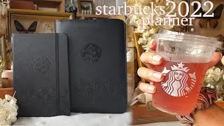 Планировщик Starbucks PH 2022 &bull; черный планировщик с обложкой [видеоблог + распаковка]