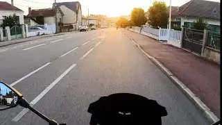 Chill ride on a MT-07, arrow exhaust sound 