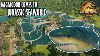 Megalodon Arrives at Jurassic Seaworld (feat. Segisaurus)! (JWE2 Park Managers Collection Pack)
