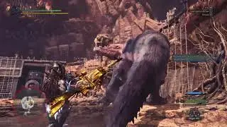 MHW -  Special Arena: Anjanath HBG 1'17