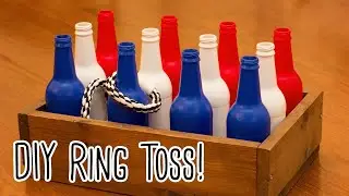 DIY Ring Toss | Patriotic 4th of July Games Craft