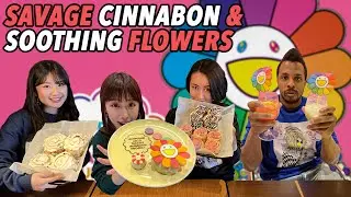Giant Japanese Cinnabons & EDIBLE Takashi Murakami Flowers Video Shoot
