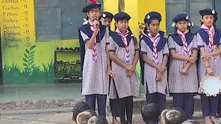Scoute गुइडे #स्काऊट-गाईड# पोषण आहार.सशक्त शरीर सुदृढ मन संतुलित आहाराचा संदेश