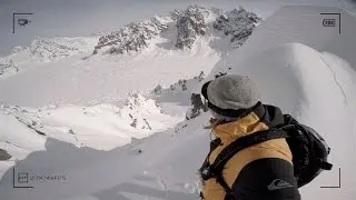 GoPro: Travis Rice Scales Knife Edge Ridge in Alaska