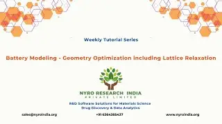 42 Battery Modeling   Geometry Optimization including Lattice Relaxation