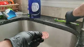 Laser engraving a copper coin