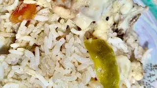 slow cooking and simple living|silent vlog| mixed herbs rice 