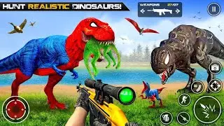 Dinosaur Hunting Gun Games - Android Gameplay #1