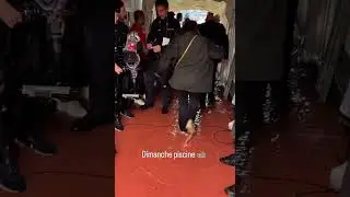 🚨⛈️🇫🇷 Le couloir du Stade Mayol, film&eacute; par l&rsquo;arbitre du match, Monsieur Rozier.