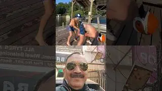 He fell in river game gone wrong shorts comedy #sports #games #shorts