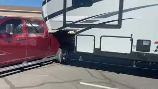 2019 Ram Short Bed with Anderson hitch, with a 2020 Sportster 354TH13