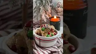 Christmas Monster Cookie Dough Protein Balls 🎄🍪 #baking #christmasbaking #protein