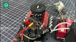 Cison Gasoline OHV V8 Small-Block Engine Model Kits