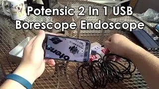 Potensic 2 In 1 Micro USB / USB Borescope Endoscope Review