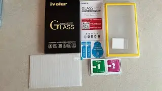 Распаковка защитного стекла iVoler Tempered Glass для Nintendo Switch OLED с [выравнивающей рамкой]