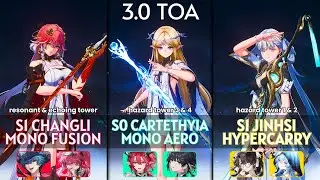 S1 Changli Mono Fusion / S0 Cartethyia Mono Aero / S1 Jinhsi | ToA 3.0 | Wuthering Waves