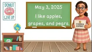 Teach Young Students How to Use Commas in Dates and Lists | Fun & Interactive Grammar Mini-Lesson