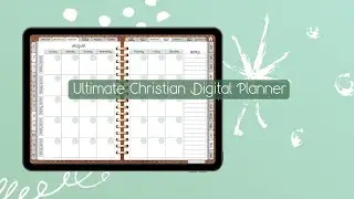 Best Christian Digital Planner | Undated Ultimate Christian Planner Walk-through