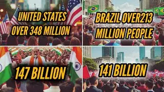 TOP 10 POPULATED COUNTRIES IN THE WORLD | CHINA  | UNITED STATES| INDIA | VILLAN-THEBOYTZ2 