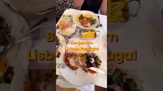 A must visit in Lisbon for Portuguese chicken!📍Bonjdardim