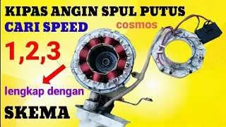 kipas angin cosmos spul putus | kipas angin spul putus