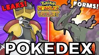 ВСЕ УТЕЧЕННЫЕ ПОКЕМОНЫ и НОВЫЕ ФОРМЫ для Pokemon Scarlet и Violet Pokedex