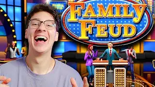4 Idiots play FAMILY FEUD!!