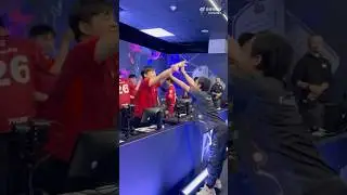 EmiliaQAQ and JEE celebrate after TYLOO win   -  CS2 AUSTIN MAJOR #cs2 #shorts