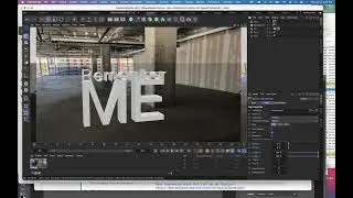 Intro to 3D Text part 2, Basic Photo Compositing