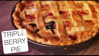 Triple Berry Pie - Confissões de uma Doceira Amadora