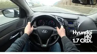Hyundai i40 1.7 CRDi 141 HP 4K | POV Test Drive #046 Joe Black