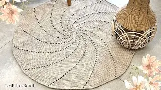 Comment faire un MAGNIFIQUE TAPIS au crochet FACILE et RAPIDE #loupassion #crochet #crochetdebutant