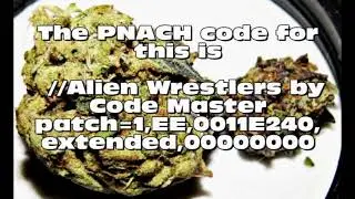 Smackdown vs Raw 2006 Alien Wrestler's PNACH cheat code!!!