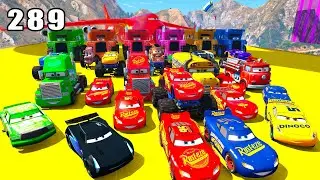 GTA V Mods Stunt Car Racing Challenge 🚙 By SPIDER-MAN With Amazing Super Cars monster trucks ep 289
