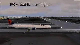 JFK AIRPORT  **Virtual Airport**Live arrivals and departures ** New York New York