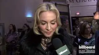 Madonna Backstage at the Billboard Music Awards 2013