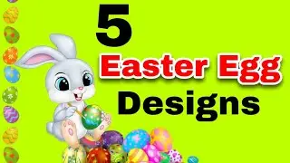 EASTER EGG DESIGNS/EGG PAINTING/DIY EASTER CRAFT #easter #eastercrafts #easteregg #eggpainting #diy