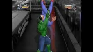 Hulk VS Superman - WWE All Stars