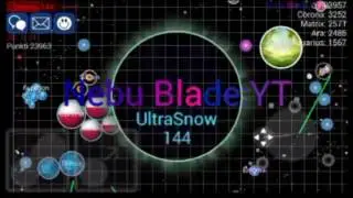 Nebulous gameplay #4 |How to DO A 8x line split | GoalNebulous |Random moments | HD | (agar.io)