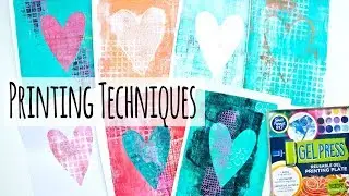 Gel Press - Printing Techniques - How to Use a Gel Plate To Build Layers