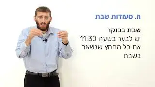 פסח | ערב פסח שחל בשבת | הרב שחר קיהן