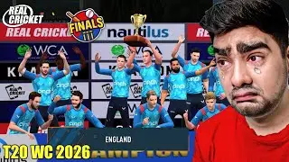 FINALS! India Vs England 💔 T20 World Cup 2026 Real Cricket (Hardcore Mode)