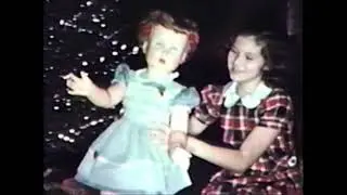 1950's Family Christmas. 8mm Film