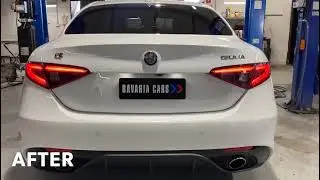 Alfa Romeo Giulia - Remus Exhaust Install - Before & After