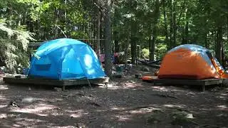 Camping on Squam Lake